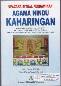 Image of Upacara Ritual Perkawinan Agama Hindu Kaharingan